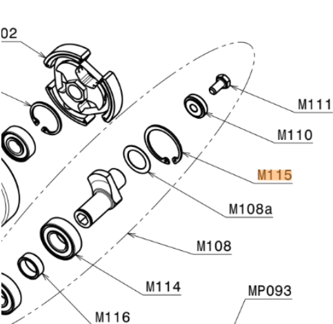 M115 | Seeger Ø 42 mm DIN 472 (Set of 5) | Moster 185 - Image 3