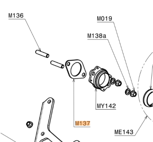 M137 | Exhaust Gasket Cylinder (Set of 2) | Moster 185 - Image 3