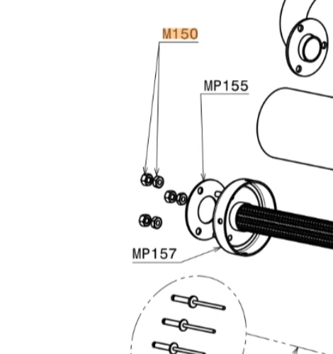 M150 Lock Nut 6MA DIN 980 and Nut 6MA DIN 934 (Set of 10) - Image 2
