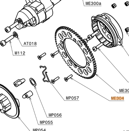 ME304 | Bolt 4 x 16 mm Tsei DIN 7991 (Set of 5) - Image 3