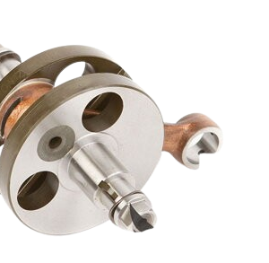 AT001 Vilebrequin avec tige de poussée et écrou de volant moteur 10 x 1,25 mm