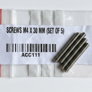 ACC111 | Screws M4 x 30 mm (Set of 5)