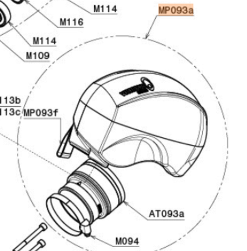 MP093a | Air-box silencer complete MY25 - Image 2
