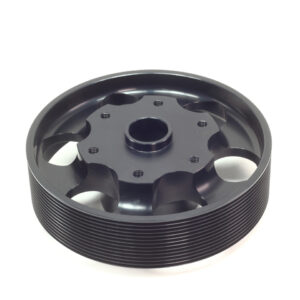 M113 | Pulley Ø 128 mm 15 grooves, black