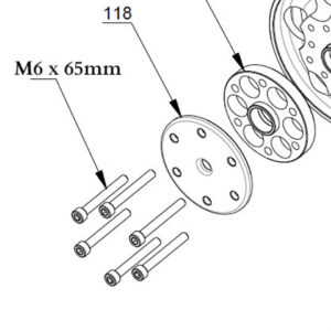 M119c | Bolt 6 x 60 mm Tcei DIN 912