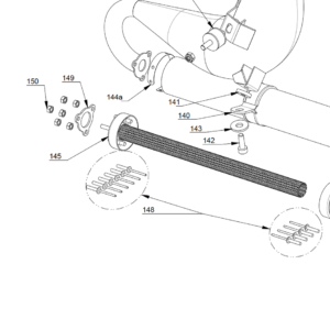 M148 | Aluminum rivet Ø 4 mm, black (Set of 10)