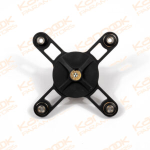 MF042 | Starter structure CNC with assembled Antivibration mounts and Central pin M8