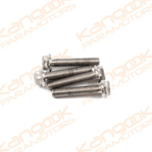 MF060 | Titanium bolt 6 x 25 mm Tef DIN6921 (Set of 4)