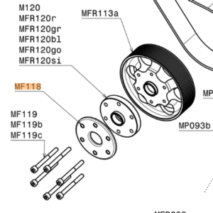 MF118 | Carbon flange propeller