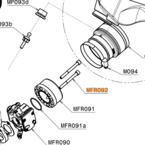 MFR092 | Titanium bolt 5 x 60 mm Tcei DIN 912 (Set of 2)
