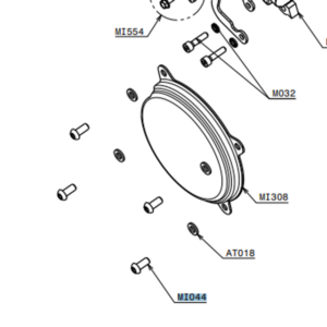 MI044 | Bolt 6 x 14 mm Tbei DIN 7380 (Set of 5)