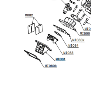 MI081 | Reed valve complete with plastic flowguide and gaskets