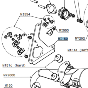 MI150 | Exhaust support plate