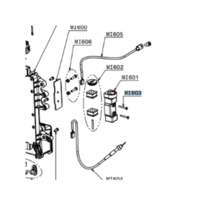 MI603 | Bolt 3 x 30 mm Tcei DIN912 and Nut M3 (Set of 5)