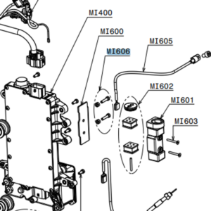 MI606 | Bolt 4 x 16 mm Tcei DIN912 and Nut M4 (Set of 5)