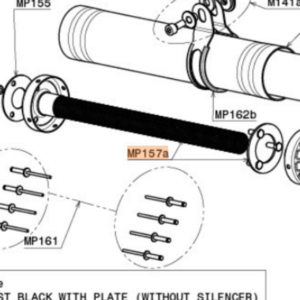 MP157a | Internal silencer structure 350 mm MY25