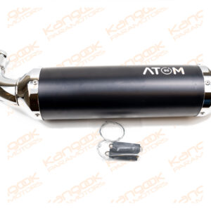 AT180c | Silencer pipe assembled with Exhaust final part and Springs