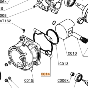 C014 | Cylinder gasket 0,5 mm (Set of 2)
