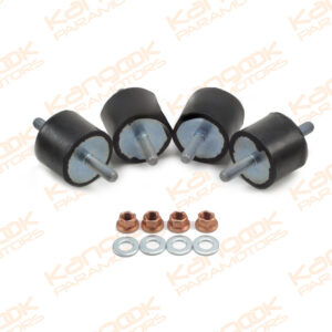 C021 | Antivibration mount 40 x 30 mm - M8 x 25 mm with Nuts (Set of 4)