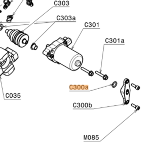 C300a | O-ring Nbr Ø 16,0 x 2,50 mm (Set of 5)