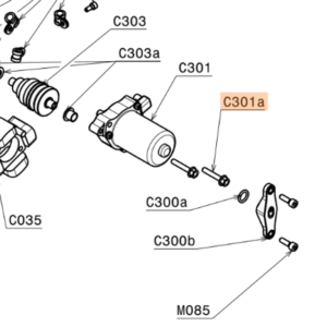 C301a | Bolt 6 x 35 mm Tef DIN 6921 (Set of 5)